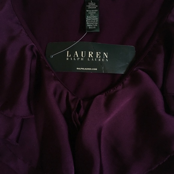 Ralph Lauren Sleeveless Double Ruffle Top - Picture 4 of 4